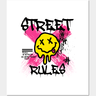 Street Rules Posters and Art